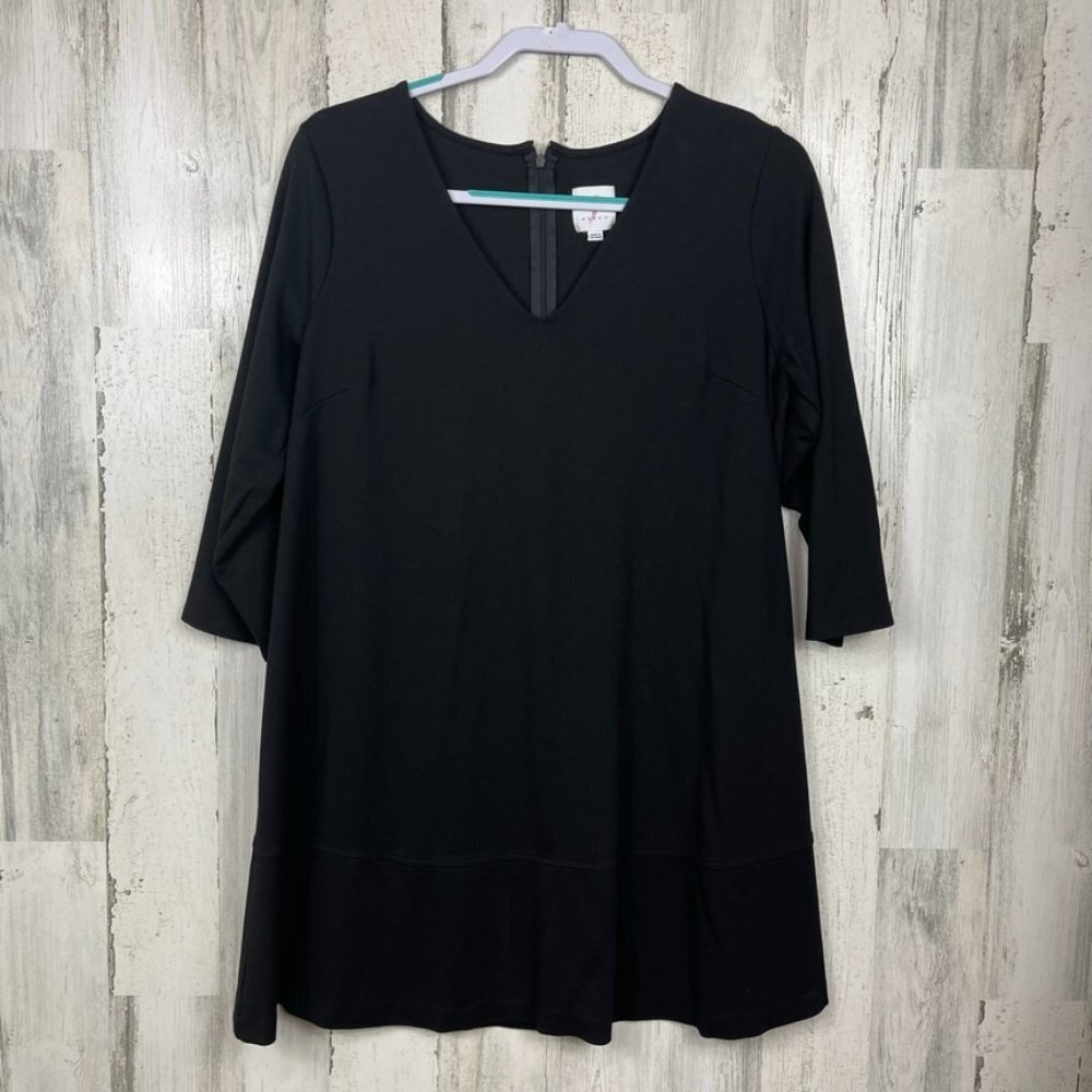 The Nines by Hatch knit midi dress‎ maternity black size Medium comfy classic